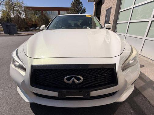 Moonlight White 2014 INFINITI Q50 Premium