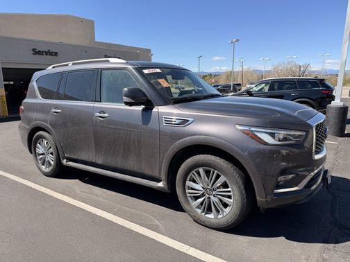 Anthracite Gray 2024 INFINITI QX80 Luxe