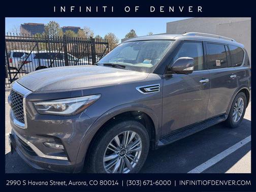 Anthracite Gray 2024 INFINITI QX80 Luxe