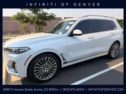 Mineral White Metallic 2020 BMW X7 xDrive40i