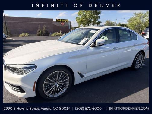 Mineral White Metallic 2019 BMW 540 xDrive