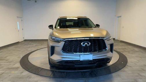 Warm Titanium 2023 INFINITI QX60 Luxe
