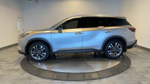 Warm Titanium 2023 INFINITI QX60 Luxe