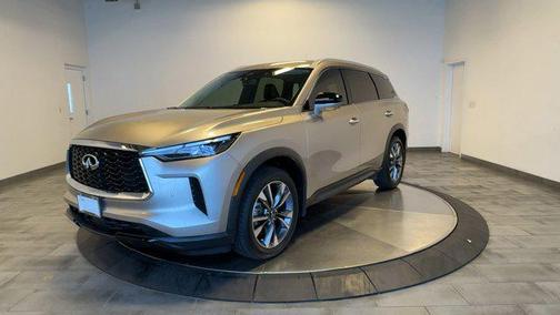 Warm Titanium 2023 INFINITI QX60 Luxe