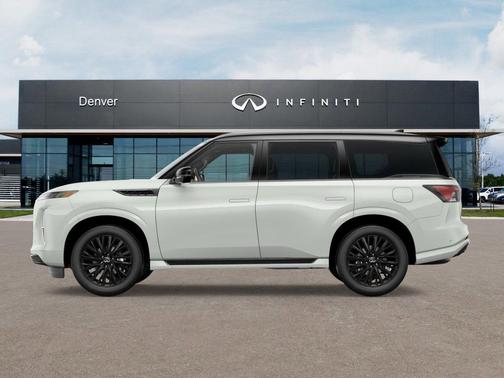 Radiant White/Black Obsidian 2026 INFINITI QX80 AUTOGRAPH AWD