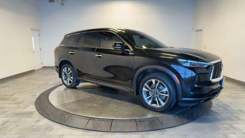 Mineral Black 2023 INFINITI QX60 Luxe