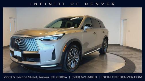 Warm Titanium 2026 INFINITI QX60 LUXE AWD
