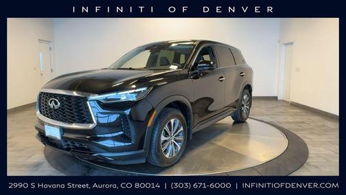 Mineral Black 2025 INFINITI QX60 Pure