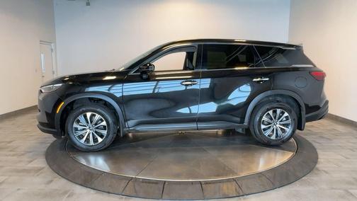 Mineral Black 2025 INFINITI QX60 Pure