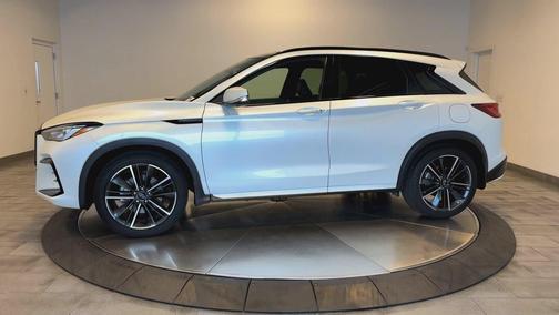 Radiant White 2025 INFINITI QX50 Sport AWD