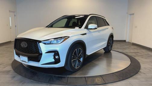 Radiant White 2025 INFINITI QX50 Sport AWD