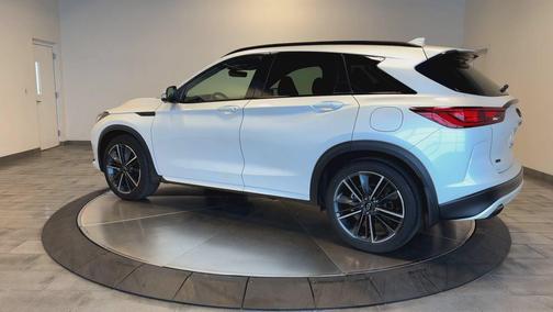 Radiant White 2025 INFINITI QX50 Sport AWD
