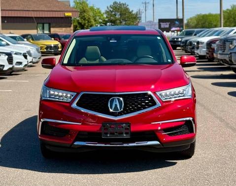 Performance Red Pearl 2020 Acura MDX 3.5L w/Technology Package