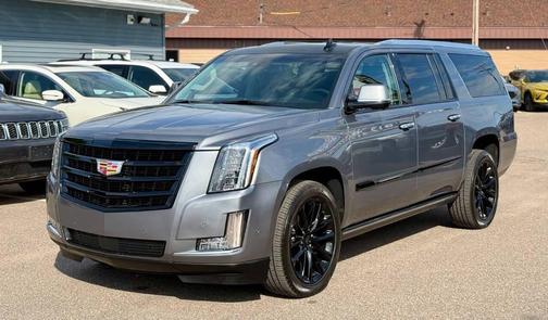 Manhattan Noir Metallic 2019 Cadillac Escalade ESV Premium Luxury