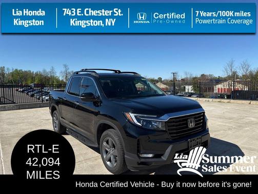 Crystal Black Pearl 2023 Honda Ridgeline RTL-E