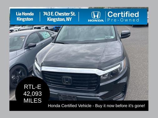 Crystal Black Pearl 2023 Honda Ridgeline RTL-E