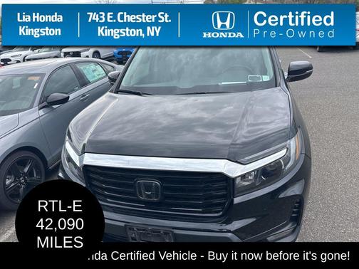 Crystal Black Pearl 2023 Honda Ridgeline RTL-E