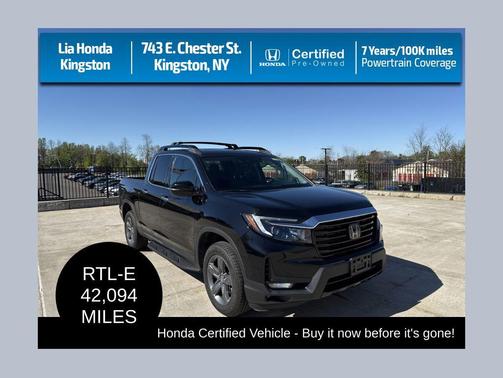 Crystal Black Pearl 2023 Honda Ridgeline RTL-E