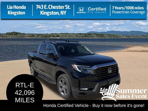Crystal Black Pearl 2023 Honda Ridgeline RTL-E