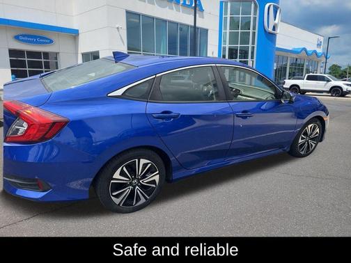 Aegean Blue Metallic 2018 Honda Civic EX-L