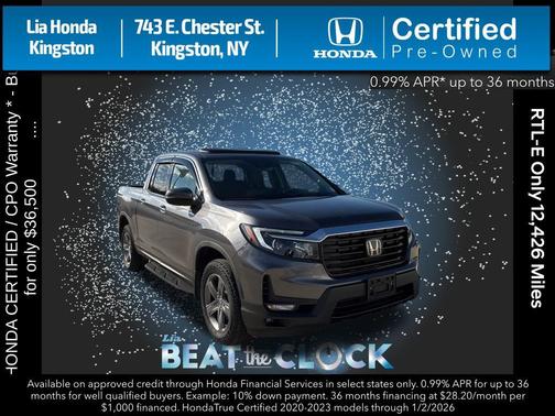 2022 Honda Ridgeline RTL-E