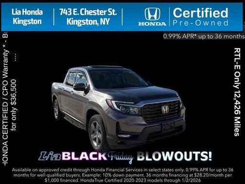 2022 Honda Ridgeline RTL-E