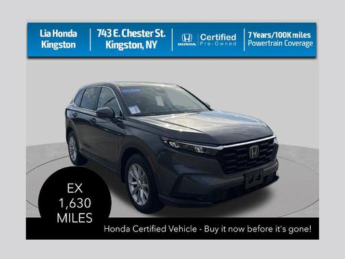 Gray 2024 Honda CR-V EX AWD