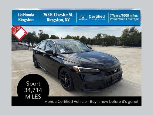 Meteorite Gray Metallic 2024 Honda Civic Sport