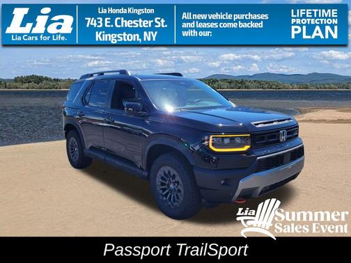 Crystal Black Pearl 2026 Honda Passport AWD TrailSport