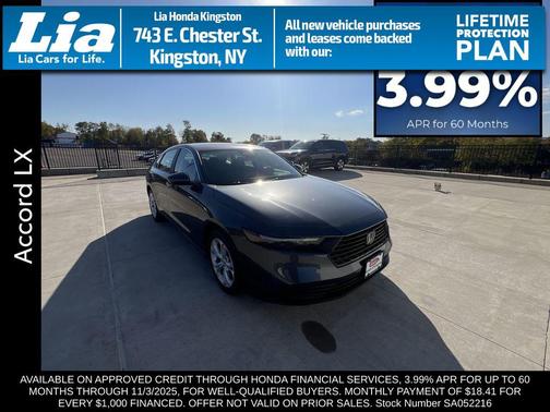 2025 Honda Accord LX 1.5T