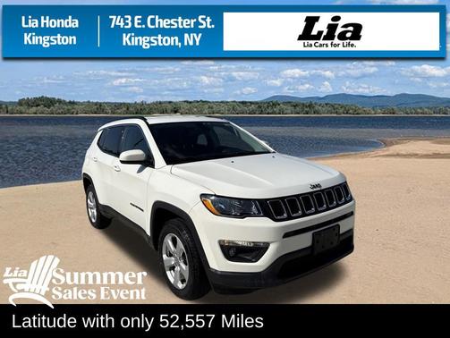 White Clearcoat 2020 Jeep Compass Latitude