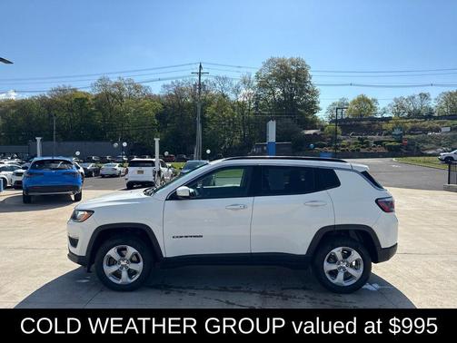 White Clearcoat 2020 Jeep Compass Latitude