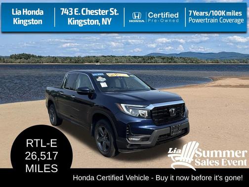 Obsidian Blue Pearl 2023 Honda Ridgeline RTL-E