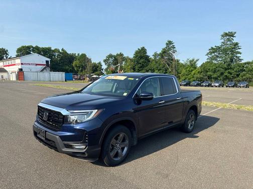 Obsidian Blue Pearl 2023 Honda Ridgeline RTL-E