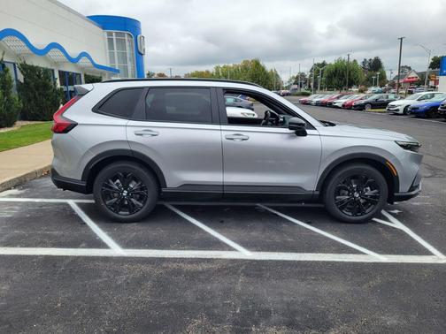 Solar Silver Metallic 2026 Honda CR-V Hybrid Sport Touring AWD