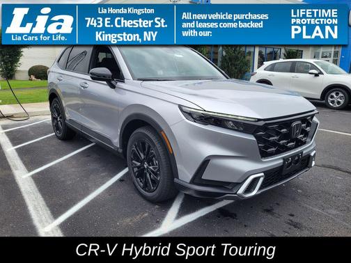 Solar Silver Metallic 2026 Honda CR-V Hybrid Sport Touring AWD