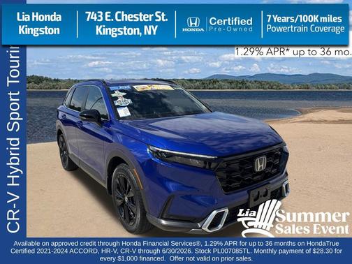 Still Night Pearl 2023 Honda CR-V Hybrid Sport Touring AWD
