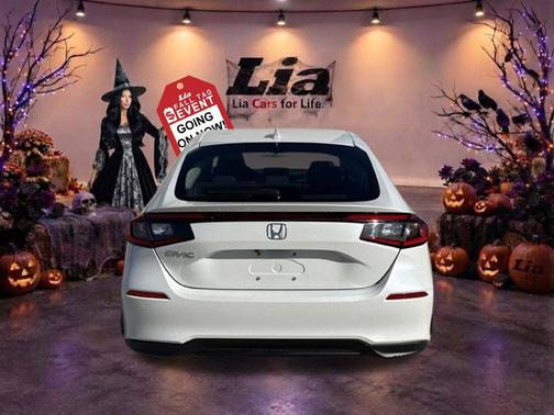 Platinum White Pearl 2024 Honda Civic LX