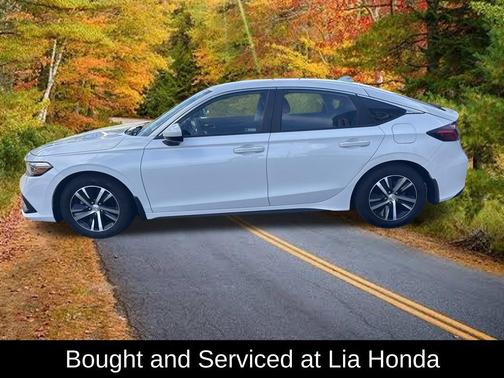 Platinum White Pearl 2024 Honda Civic LX