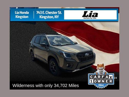Autumn Green Metallic 2022 Subaru Forester Wilderness