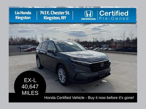 Meteorite Gray Metallic 2024 Honda CR-V EX-L AWD