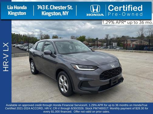 Modern Steel Metallic 2023 Honda HR-V LX