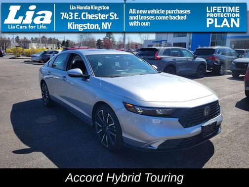 Solar Silver Metallic 2026 Honda Accord Hybrid Touring