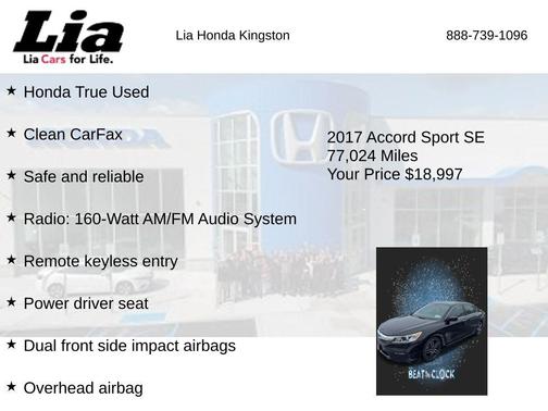 2017 Honda Accord Sport SE