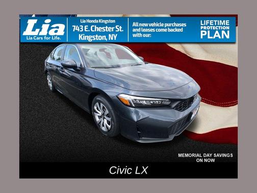 Meteorite Gray Metallic 2026 Honda Civic LX