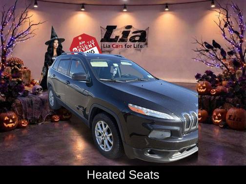 Brilliant Black Crystal Pearlcoat 2015 Jeep Cherokee Latitude