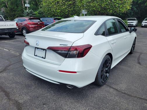 Platinum White Pearl 2026 Honda Civic Sport