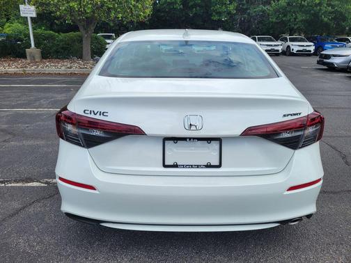 Platinum White Pearl 2026 Honda Civic Sport
