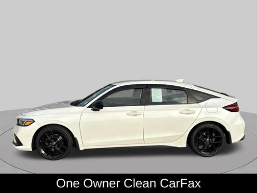 Platinum White Pearl 2023 Honda Civic Sport