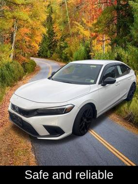 Platinum White Pearl 2023 Honda Civic Sport